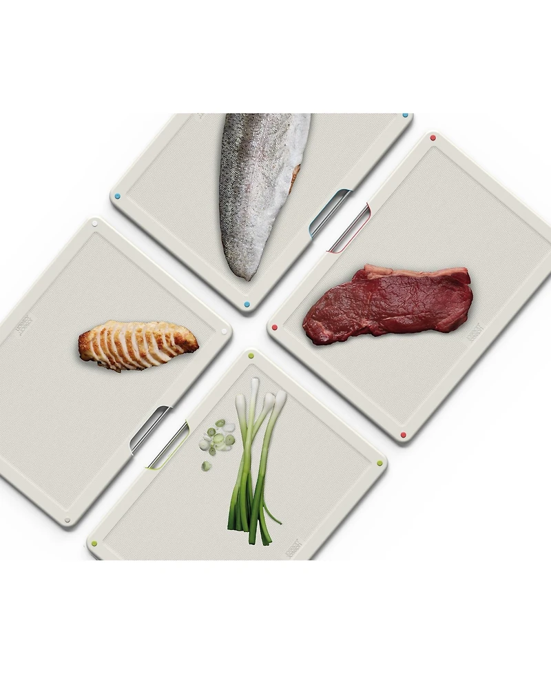 Joseph Joseph Folio Steel 4-Pc. Cutting Board Set