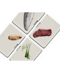 Joseph Joseph Folio Steel 4-Pc. Cutting Board Set