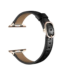Posh Tech Carmen Skinny Croc Leather Band for Apple Watch