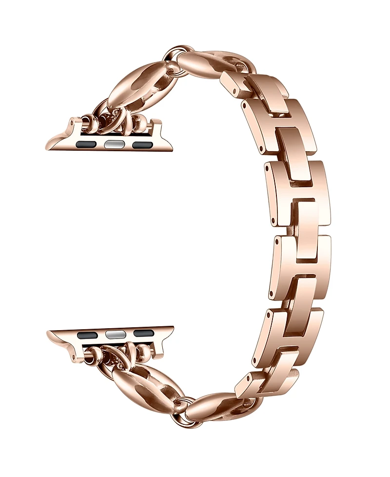 Posh Tech Poppy Stainless Steel Link Band for Apple Watch