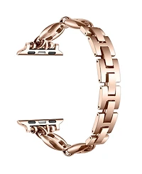 Posh Tech Poppy Stainless Steel Link Band for Apple Watch