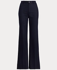Lauren Ralph Women's Suiting-Welre Wool Twill Pinstripe Pants