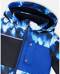 Deux par Big Boys Two-Piece Play Snowsuit Blue