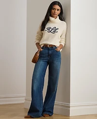 Lauren Ralph Women's Cashmere Jamarni Long Sleeve Sweater