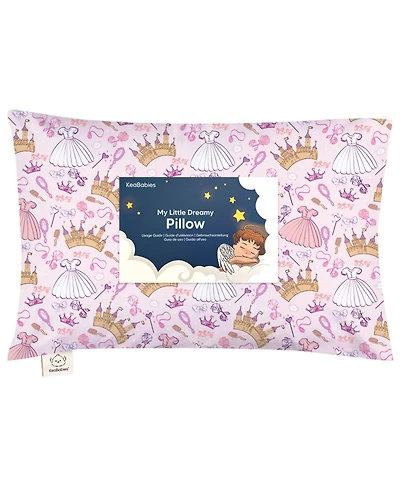 KeaBabies Toddler Pillow with Pillowcase, Small for Sleeping