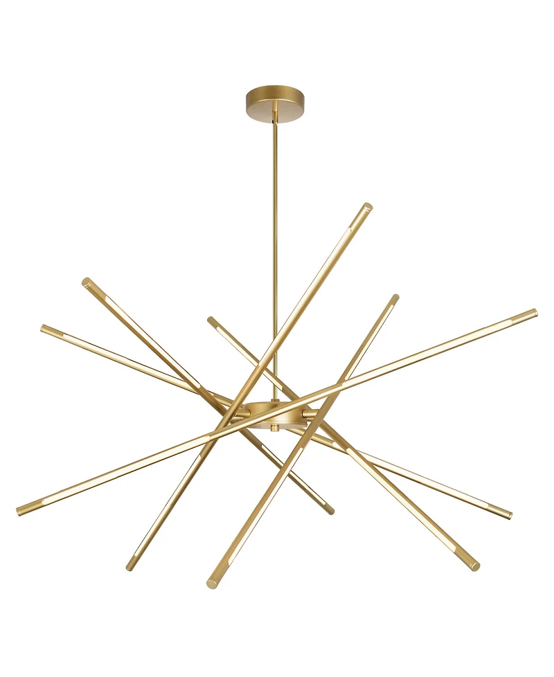 Cwi Lighting 48.5" Metal Oskil Led Integrated Chandelier