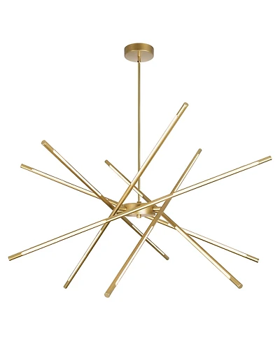 Cwi Lighting 48.5" Metal Oskil Led Integrated Chandelier