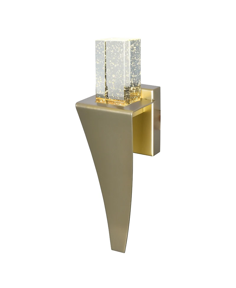 Cwi Lighting 16" Metal Catania Led Integrated Wall Light