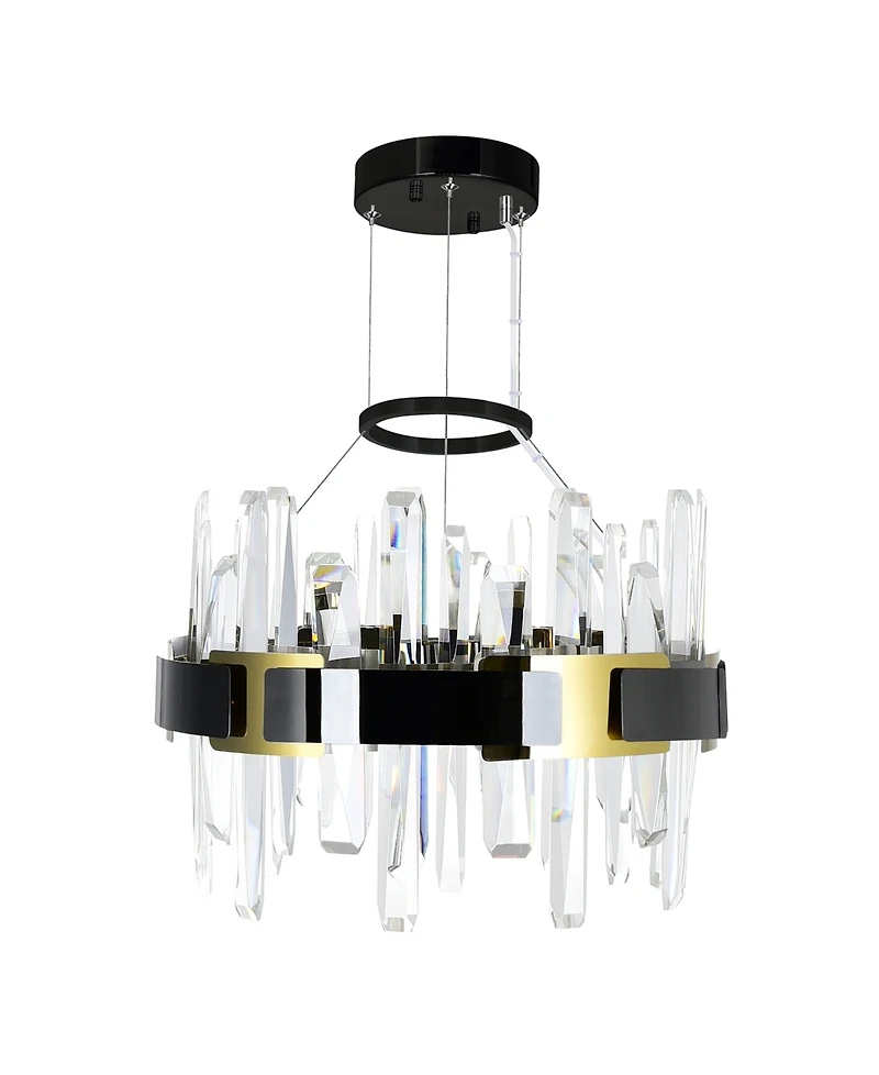 Cwi Lighting 26" Metal Aya Led Integrated Chandelier