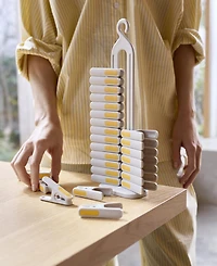 Joseph Joseph PegStore 30-Piece Clothes Pin Set with Storage Stand