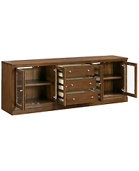 Furniture 85" Wooden Amren 4 Doors Console Table