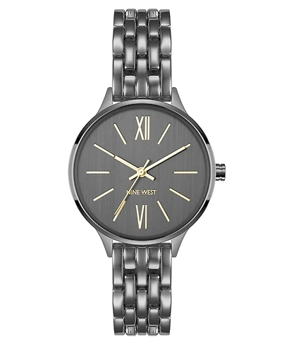 Anne Klein Women's Quartz Essential Gray Metal Alloy Watch, 34mm