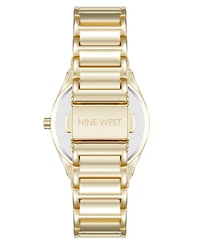 Anne Klein Women's Quartz Easy-to-Read Gold-Tone Metal Alloy Watch, 34mm