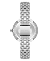 Anne Klein Women's Quartz Contemporary Silver-Tone and Gold-Tone Metal Alloy Watch, 35mm