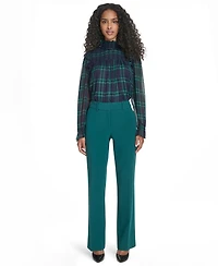 Tommy Hilfiger Women's Solid Sutton Bootcut Trousers