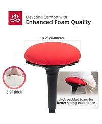 Homcom Adjustable Active Sding Stool with Rocking Motion,
