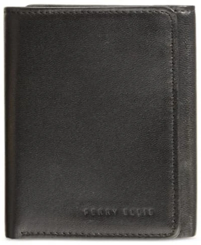 Perry Ellis Mens Leather Trifold Wallet Collection