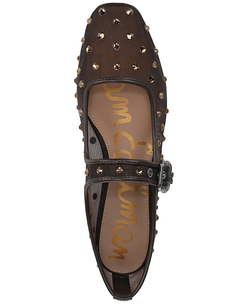 Sam Edelman Women's Michaela Shine Mary Jane Flats
