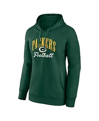 Fanatics Women's Green Bay Packers Team Logo Victory Script Pullover Hoodie