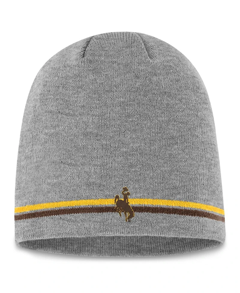 Top of the World Men's Gray Wyoming Cowboys Greyson Knit Beanie Hat