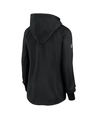 Fanatics Women's Black Pittsburgh Penguins Authentic Pro Rink Fleece Full-Zip Jacket