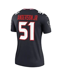 Nike Women's Will Anderson Jr. Navy Houston Texans Legend Player Performance Top