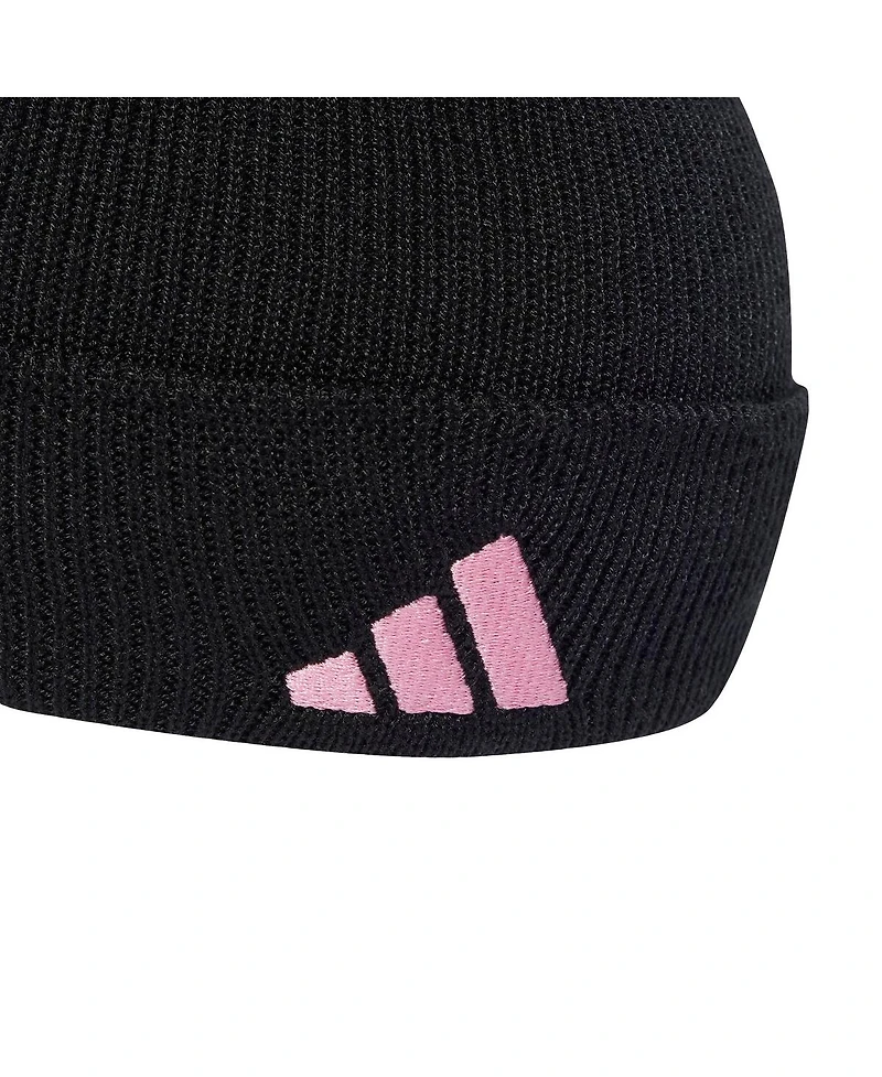 Adidas Men's and Women's Black Juventus Cuffed Knit Hat