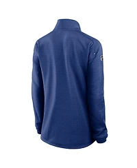 Fanatics Women's Blue Tampa Bay Lightning Authentic Pro Rink Lightweight Quarter-Zip Pullover Top