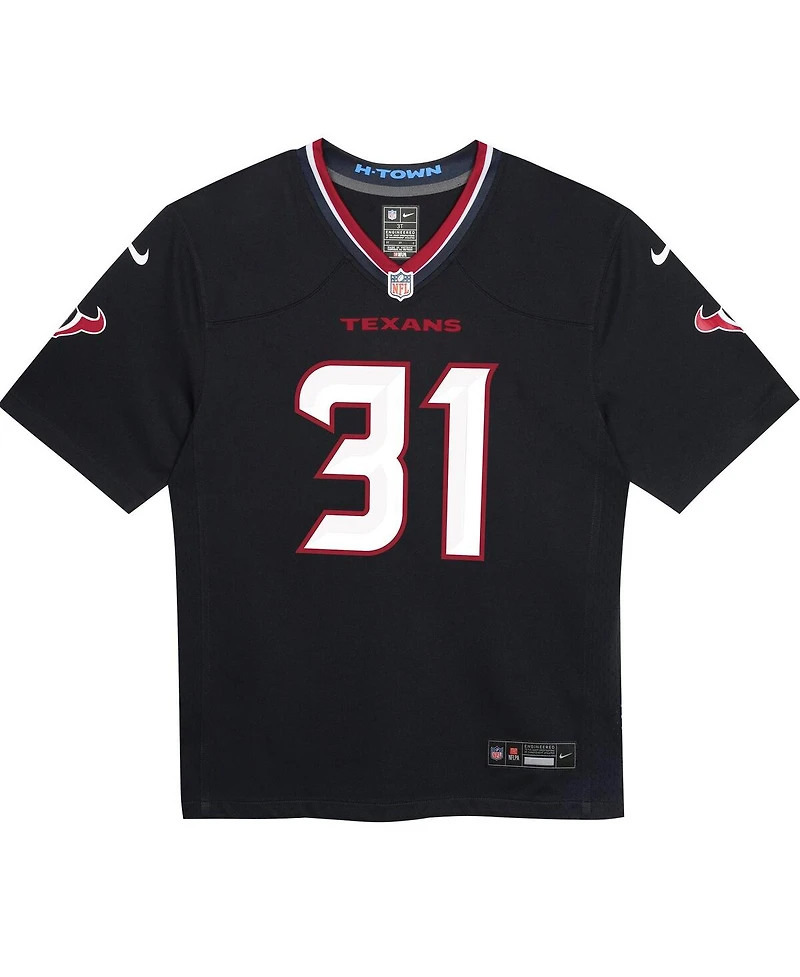 Nike Baby Boys and Girls Dameon Pierce Navy Houston Texans Team Player Game Jersey