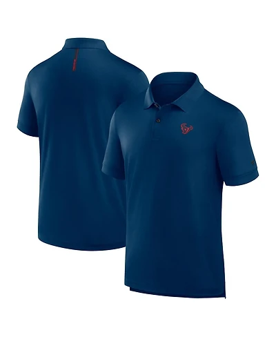 Fanatics Men's Navy Houston Texans Front Office Move Mono Polo Shirt