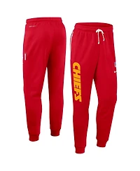 Nike Men's Red Kansas City Chiefs Sideline Ground Game Performance Taper Pants