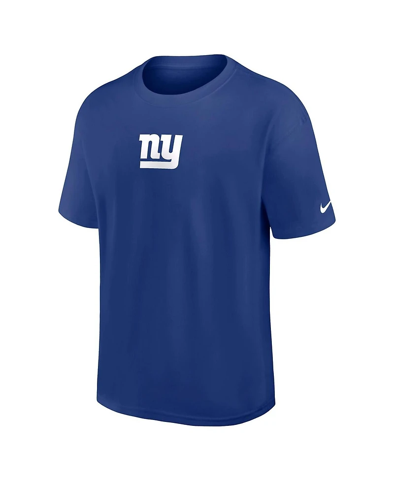Nike Men's Royal New York Giants Dominate the Game Essential Max90 T-Shirt