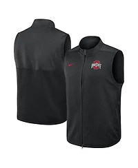 Nike Men's Black Ohio State Buckeyes Primetime Victory Performance Full-Zip Vest