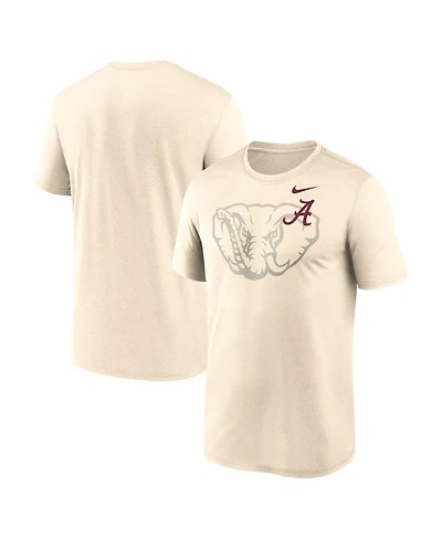 Nike Men's Natural Alabama Crimson Tide Campus Shadow Legend Performance T-Shirt