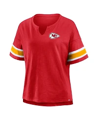 Fanatics Women's Red Kansas City Chiefs Redzone Curl Route T-Shirt