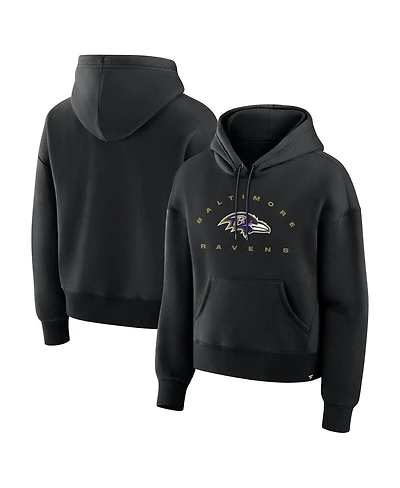 Fanatics Women's Black Baltimore Ravens Eligible Receiver Legacy Pullover Hoodie