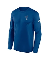 Nike Men's Royal Indianapolis Colts Legend Small Logo Performance Long Sleeve T-Shirt