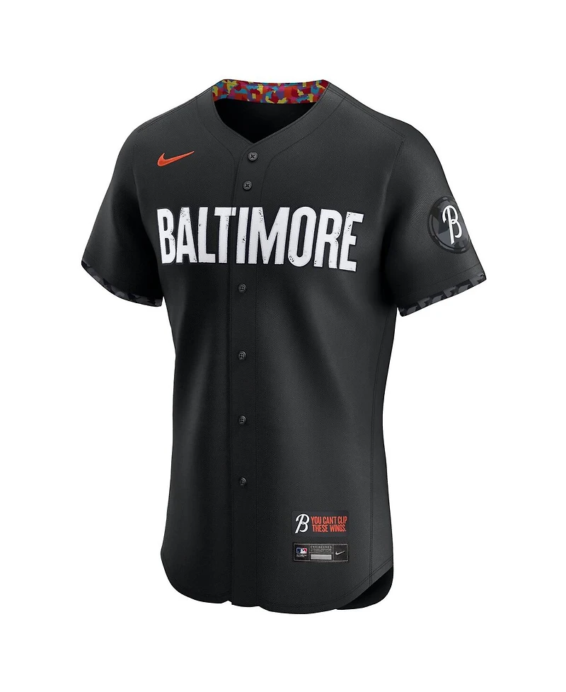 Nike Men's Black Baltimore Orioles City Connect Elite Jersey