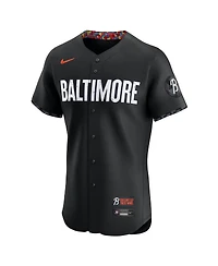 Nike Men's Black Baltimore Orioles City Connect Elite Jersey
