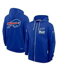 Nike Men's Royal Buffalo Bills Sideline Utility Player Performance Full-Zip Hoodie