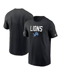 Nike Men's Black Detroit Lions Alt Pack Onside Conversion Performance T-Shirt