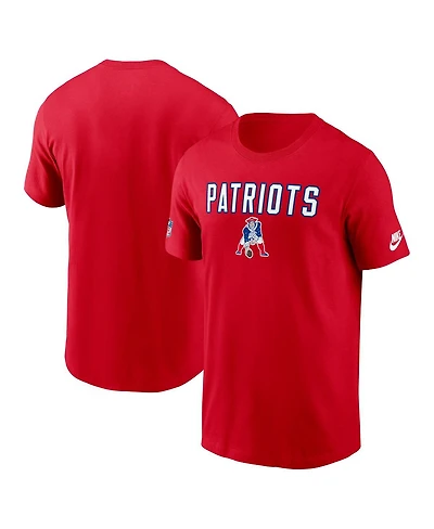 Nike Men's Red New England Patriots Alt Pack Onside Conversion Performance T-Shirt