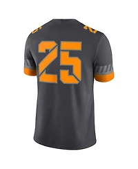 Nike Men's 25 Anthracite Tennessee Volunteers Game Jersey