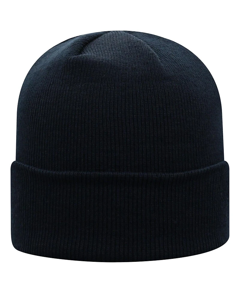 Top of the World Men's Navy West Virginia Mountaineers Logo Cuffed Knit Hat