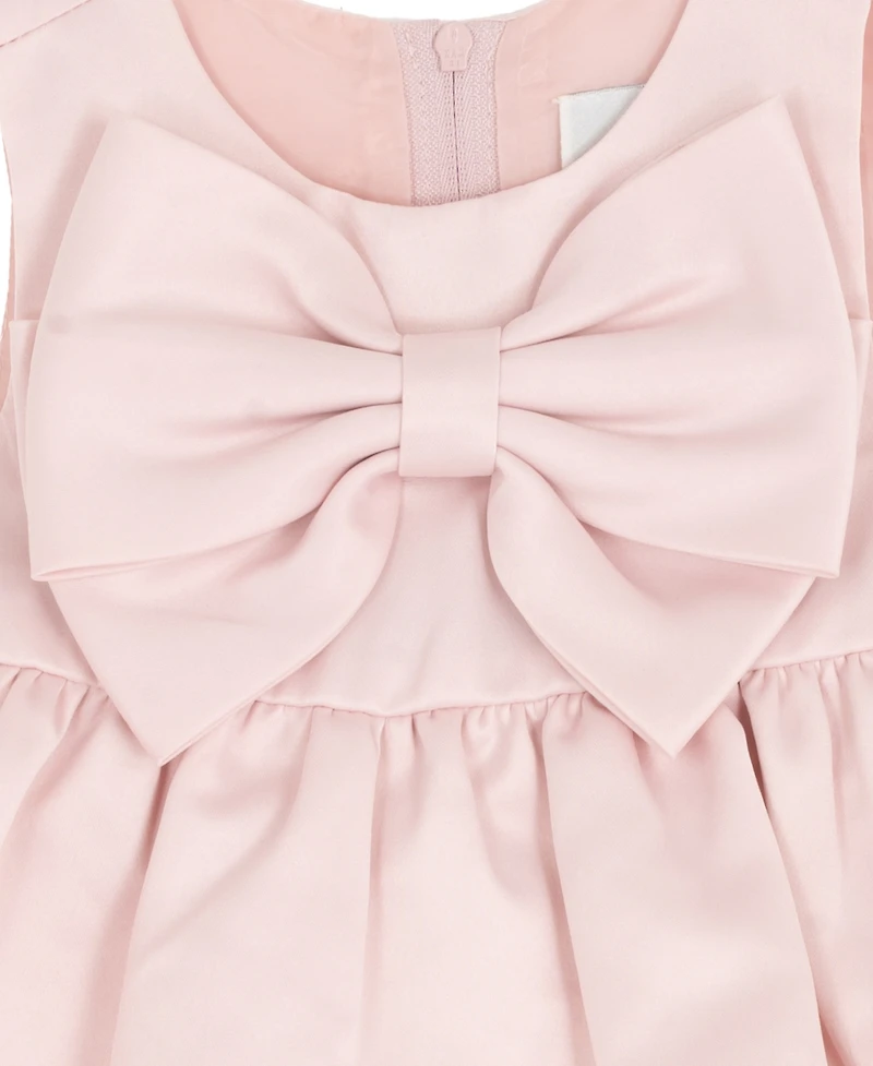 Rare Editions Baby Girls Satin Social Dress