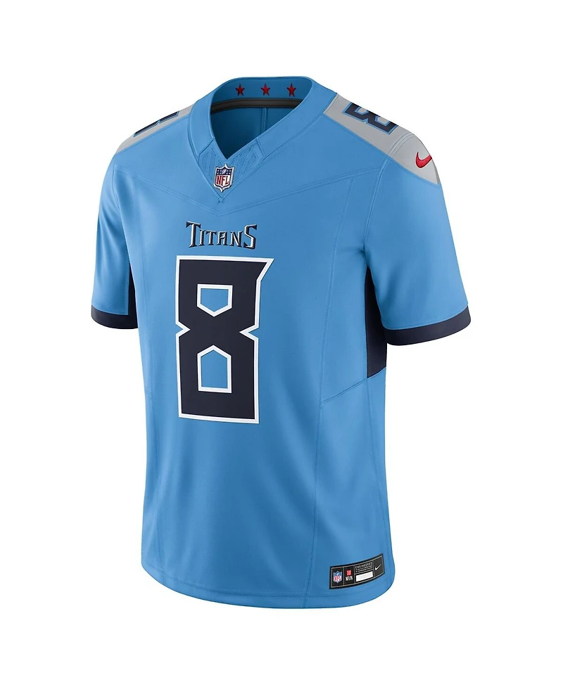 Nike Men's Will Levis Light Blue Tennessee Titans Alternate Vapor F.u.s.e. Limited Jersey