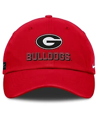 Nike Men's Red Georgia Bulldogs 2025 On-Field Club Adjustable Hat