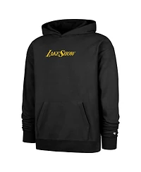 '47 Brand Men's Black Los Angeles Lakers 2024/25 City Edition Double Crossover Foundation Pullover Hoodie
