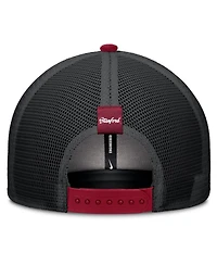 Nike Men's Cardinal/Black Stanford Cardinal Legacy Arch Rise Performance Trucker Adjustable Hat