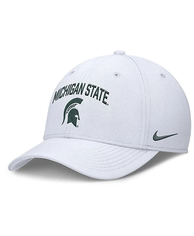 Nike Men's White Michigan State Spartans 2025 On-Field Rise Performance Flex Hat